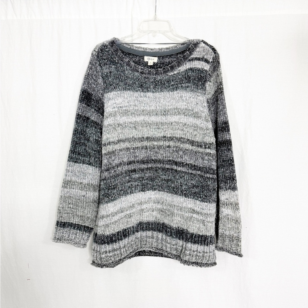 Style & Co. Chunky Women's Tunic Sweater, Size 2X, Gray